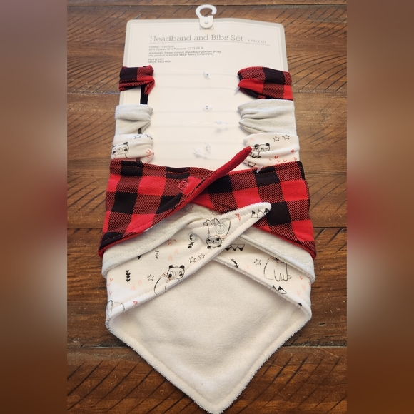 🎈2/$15 Headbands and bibs gift set - Picture 2 of 4